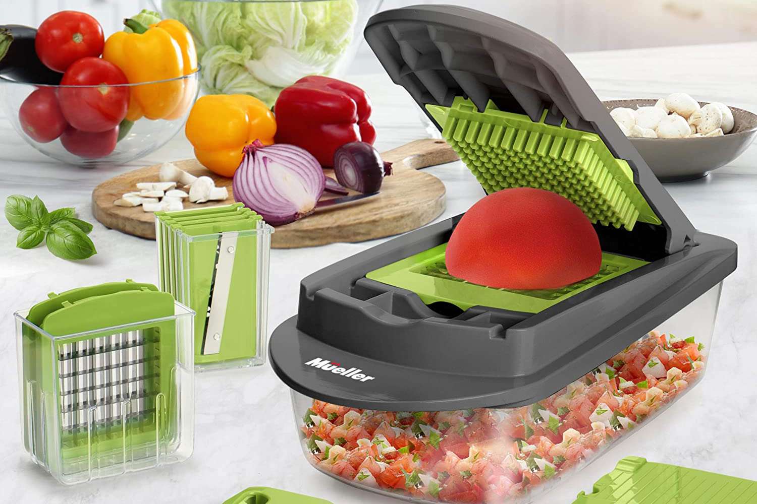 Picador Y Cortador De Verduras Y Frutas